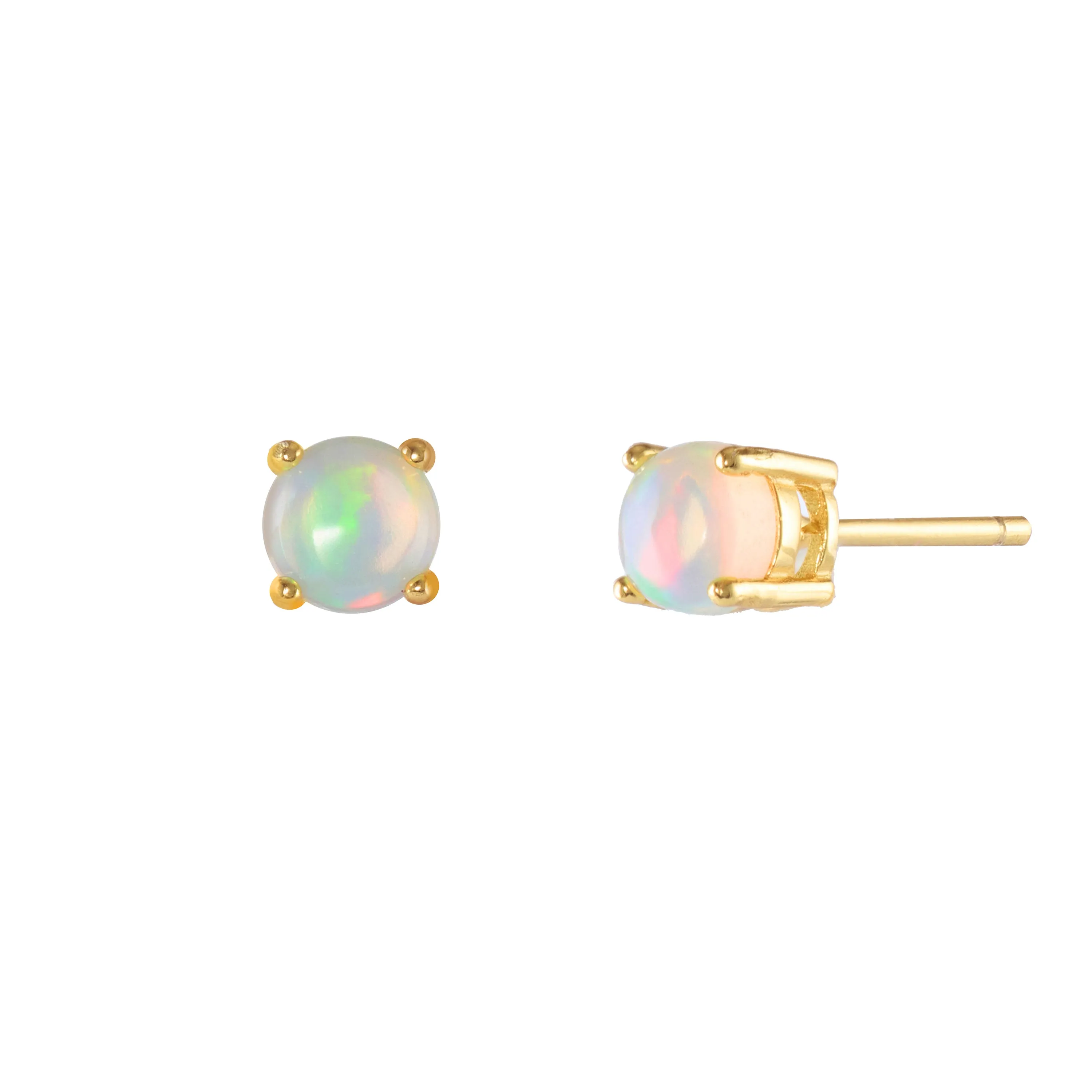 Earrings - Opal Small Studs