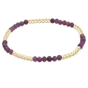 Enewton blissful pattern 2.5mm bead bracelet - ruby