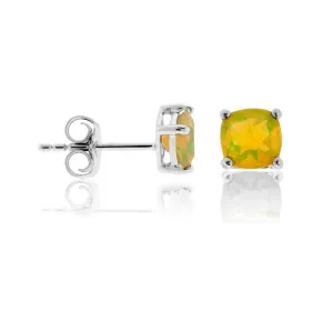 Ethiopian Opal Stud Earrings