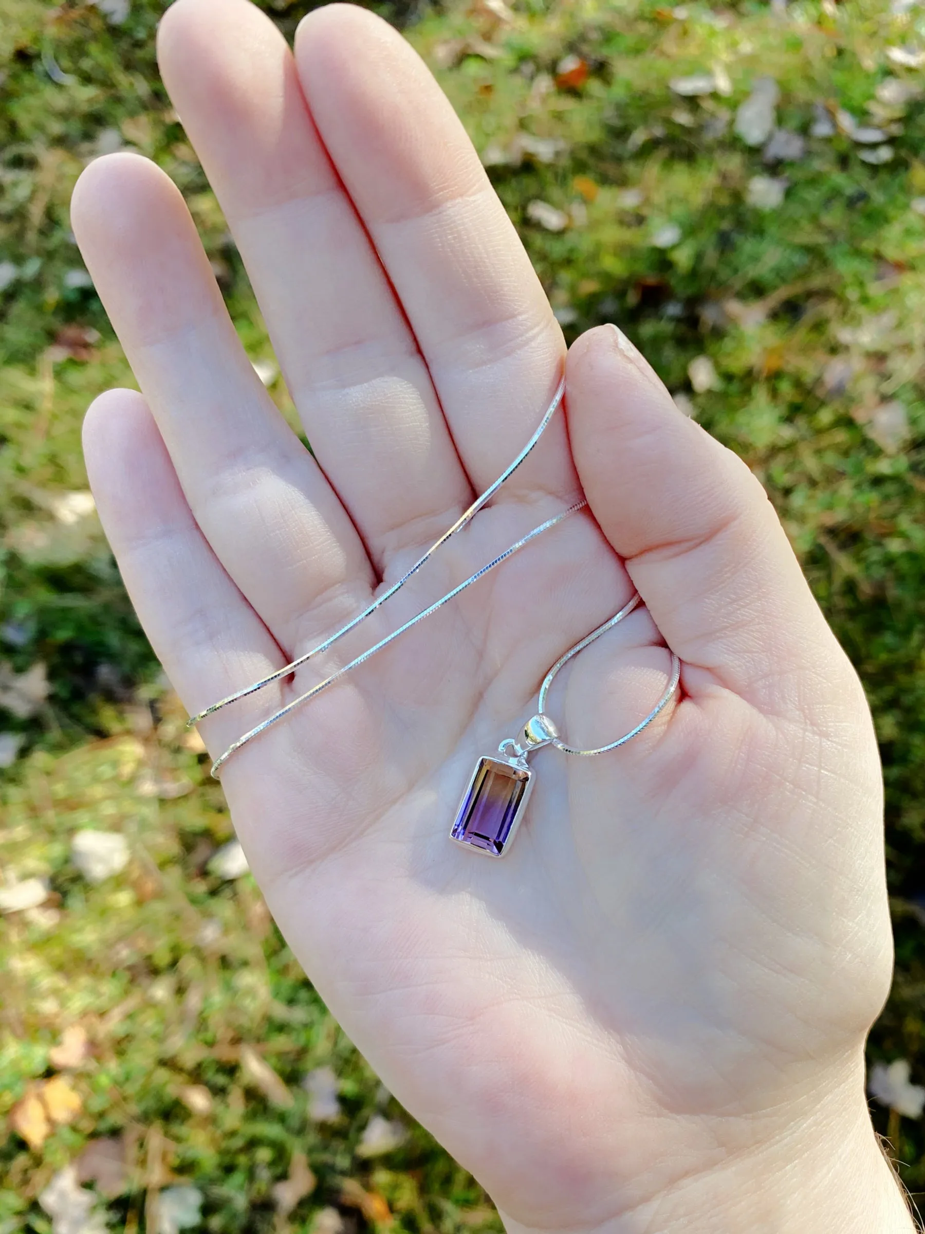 Faceted Ametrine Necklace