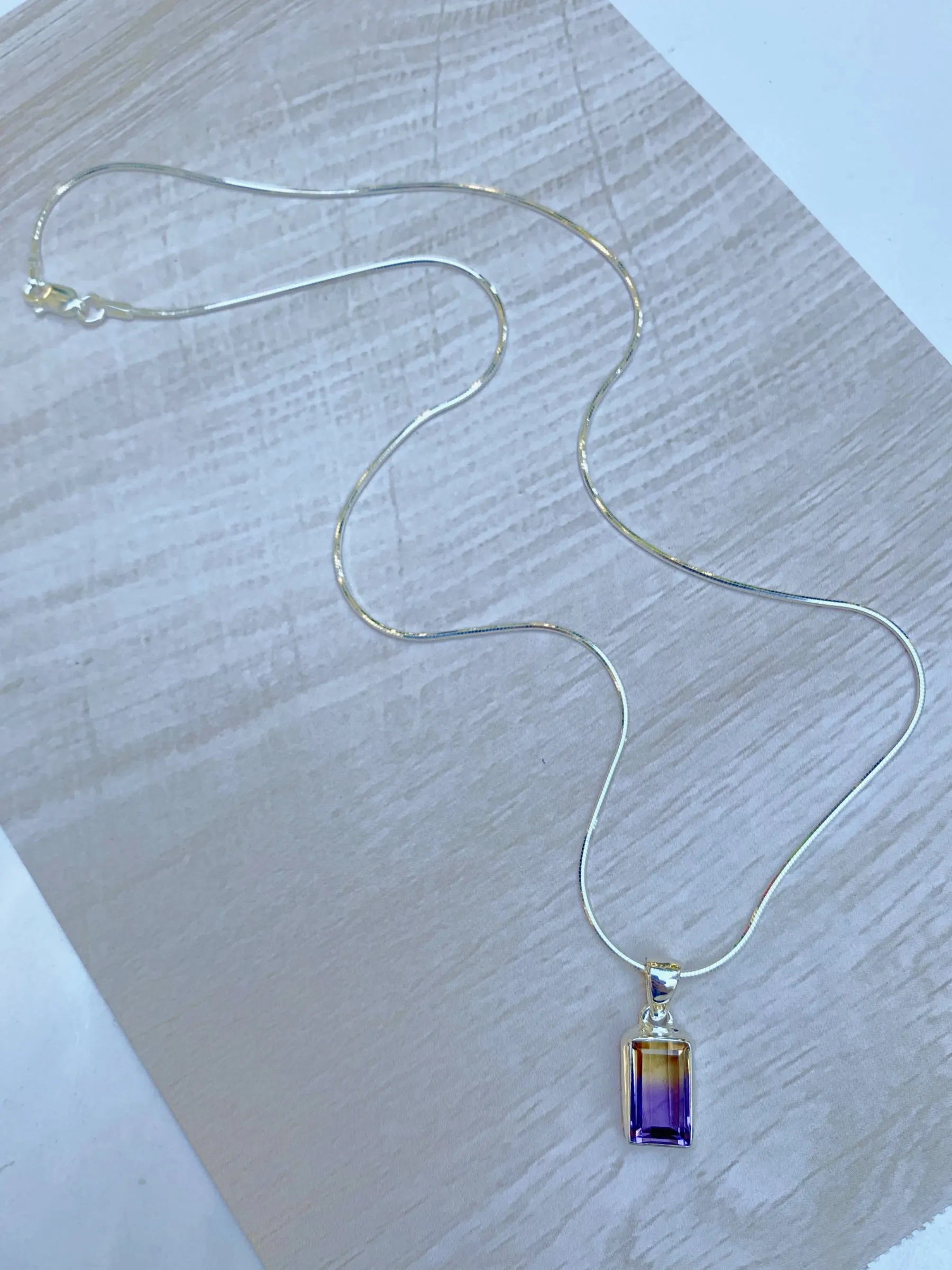 Faceted Ametrine Necklace