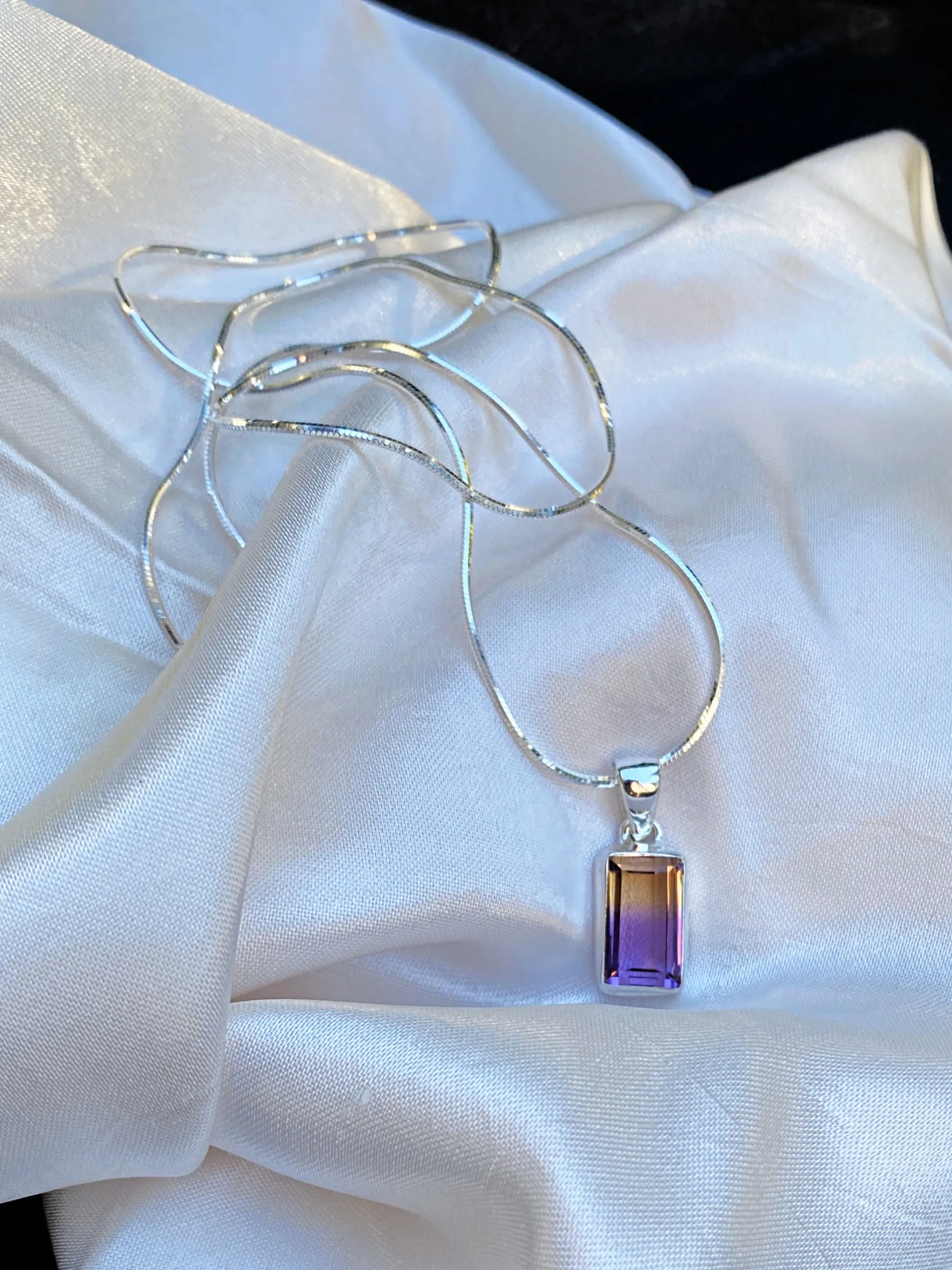 Faceted Ametrine Necklace