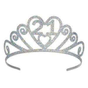 Finally 21 Glitter Tiara   | 1 ct