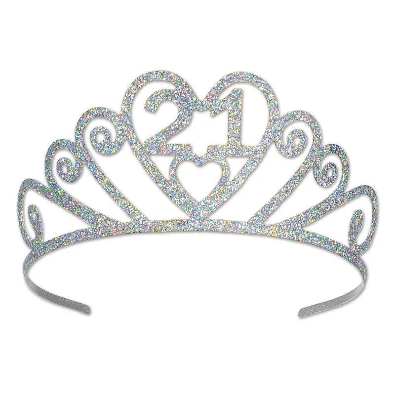 Finally 21 Glitter Tiara   | 1 ct