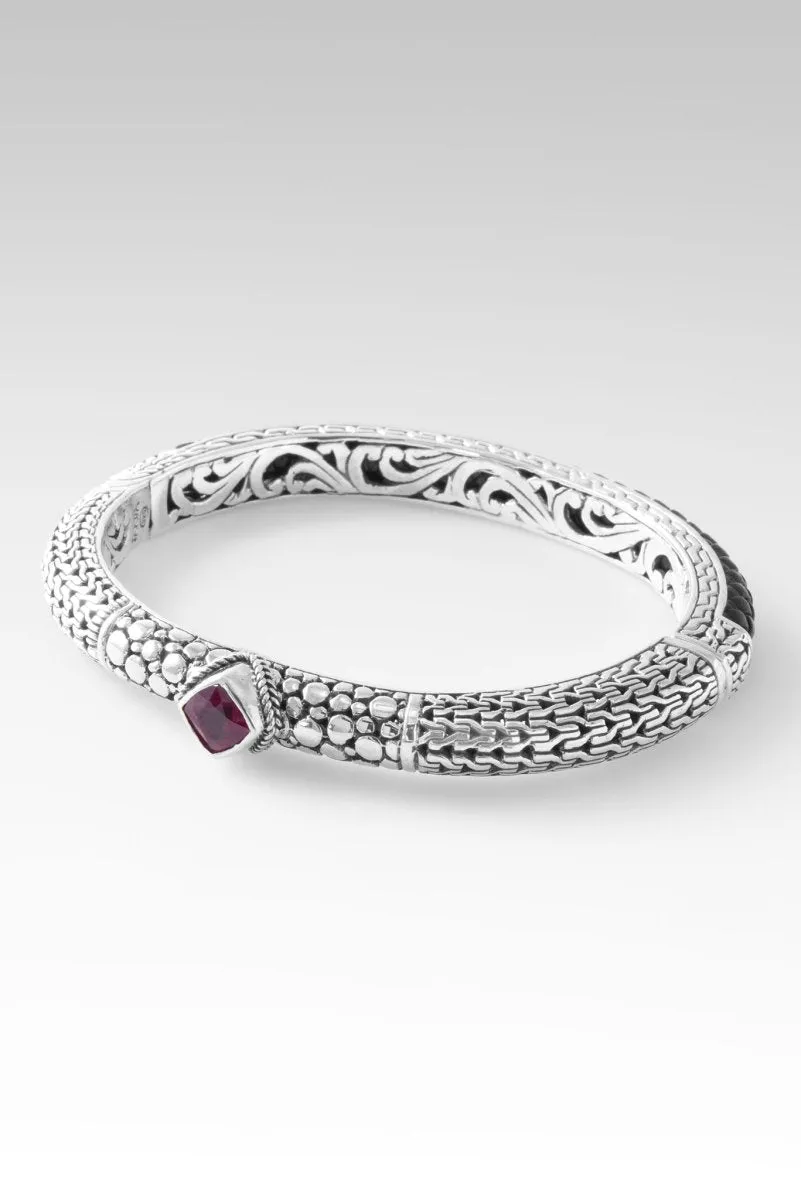 Generosity Prospers Bangle™ Ruby