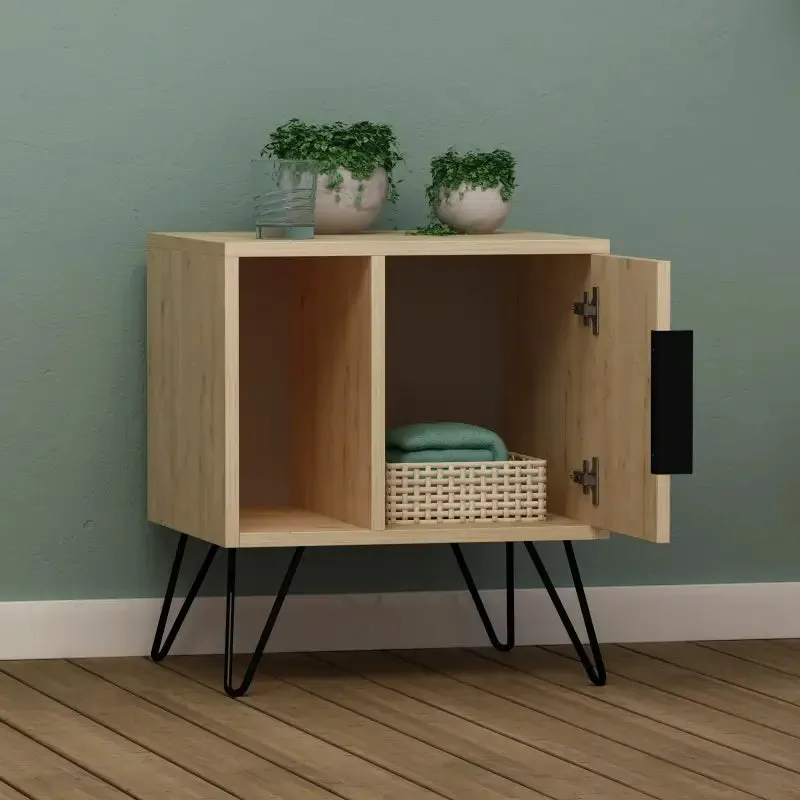 Glynn Modern Bedside Table Width Bedroom Furniture 50.2cm