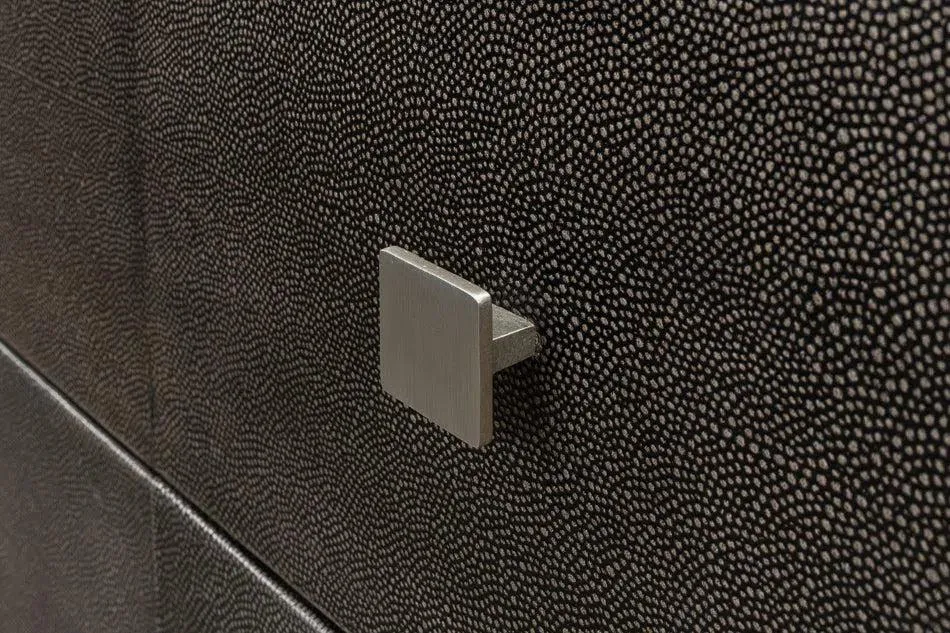 Grey Shagreen Leather Dresser