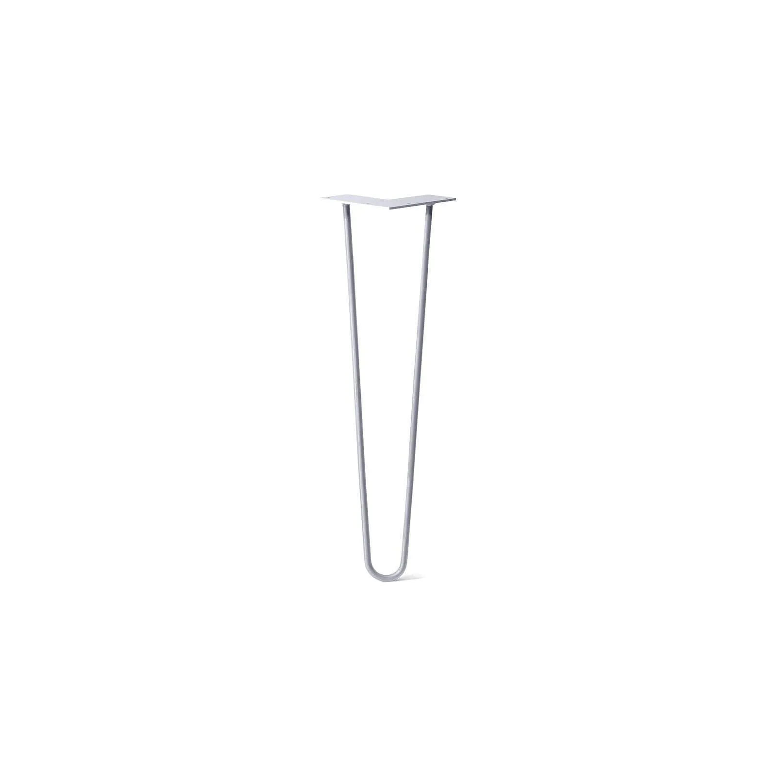 Hairpin Leg (Sold Separately), 2-Rod Design - Grey Powder Coated Finish