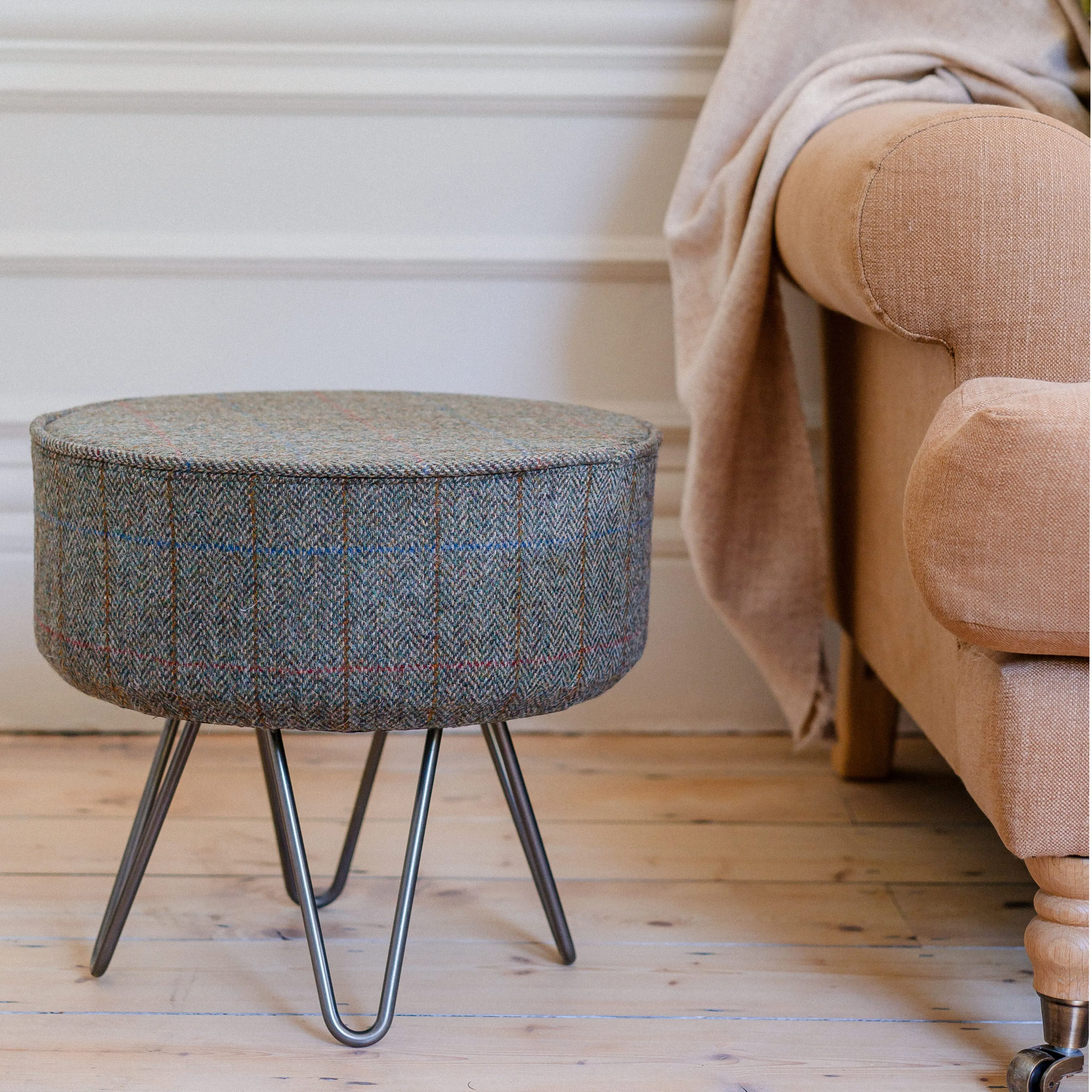 Hazel Herringbone Footstool