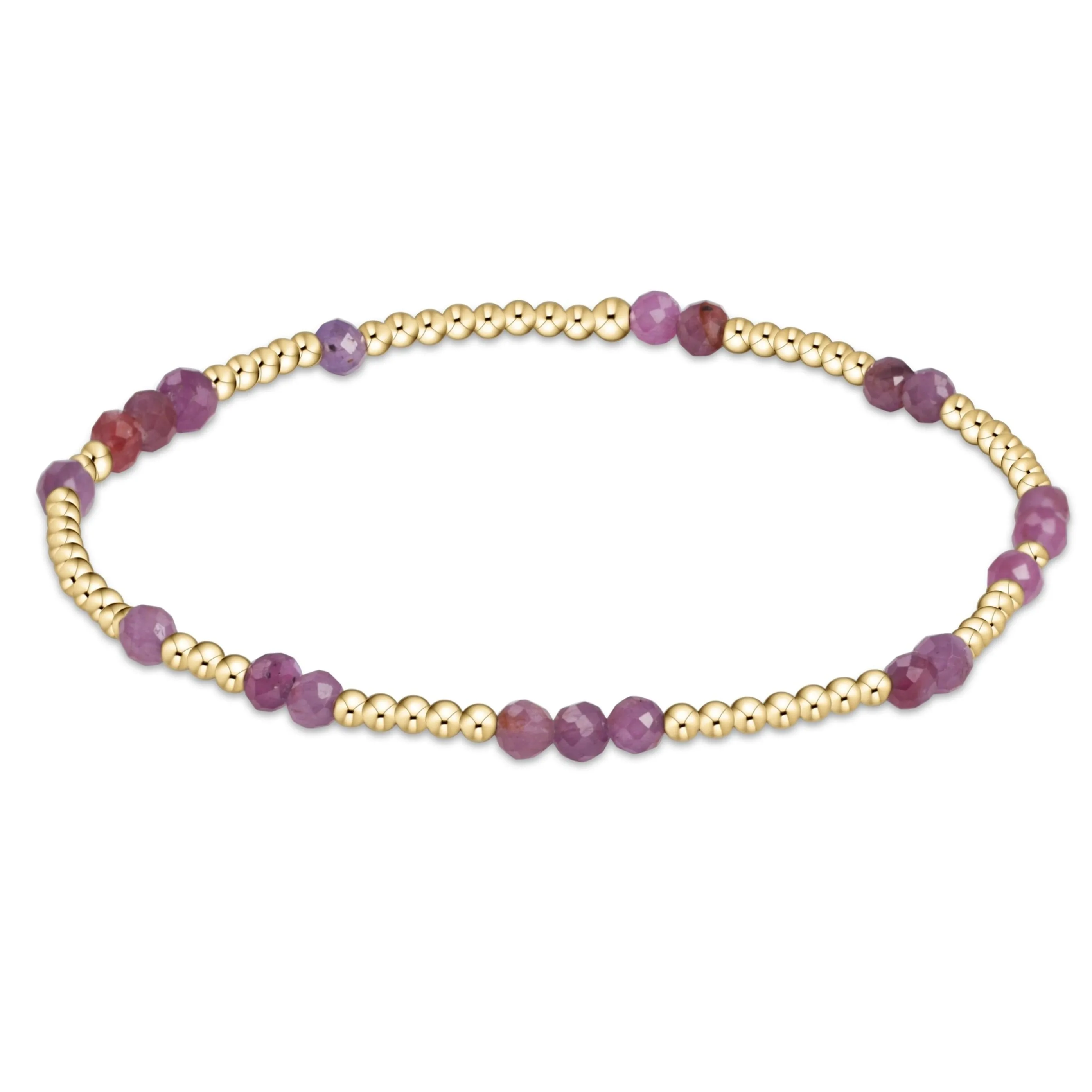 Hope Unwritten Gemstone Bracelet - Ruby