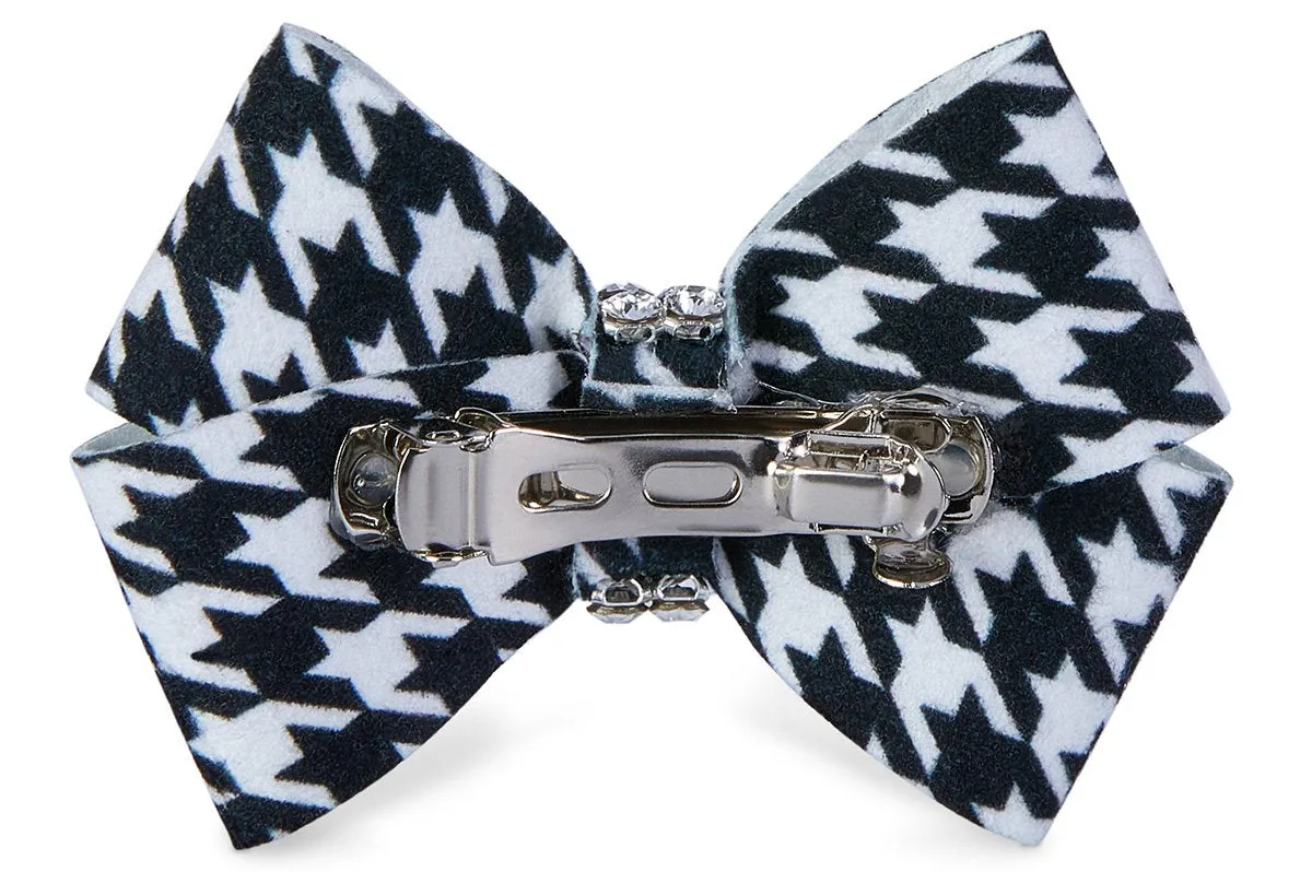 Houndstooth Nouveau Bow Hair Bow