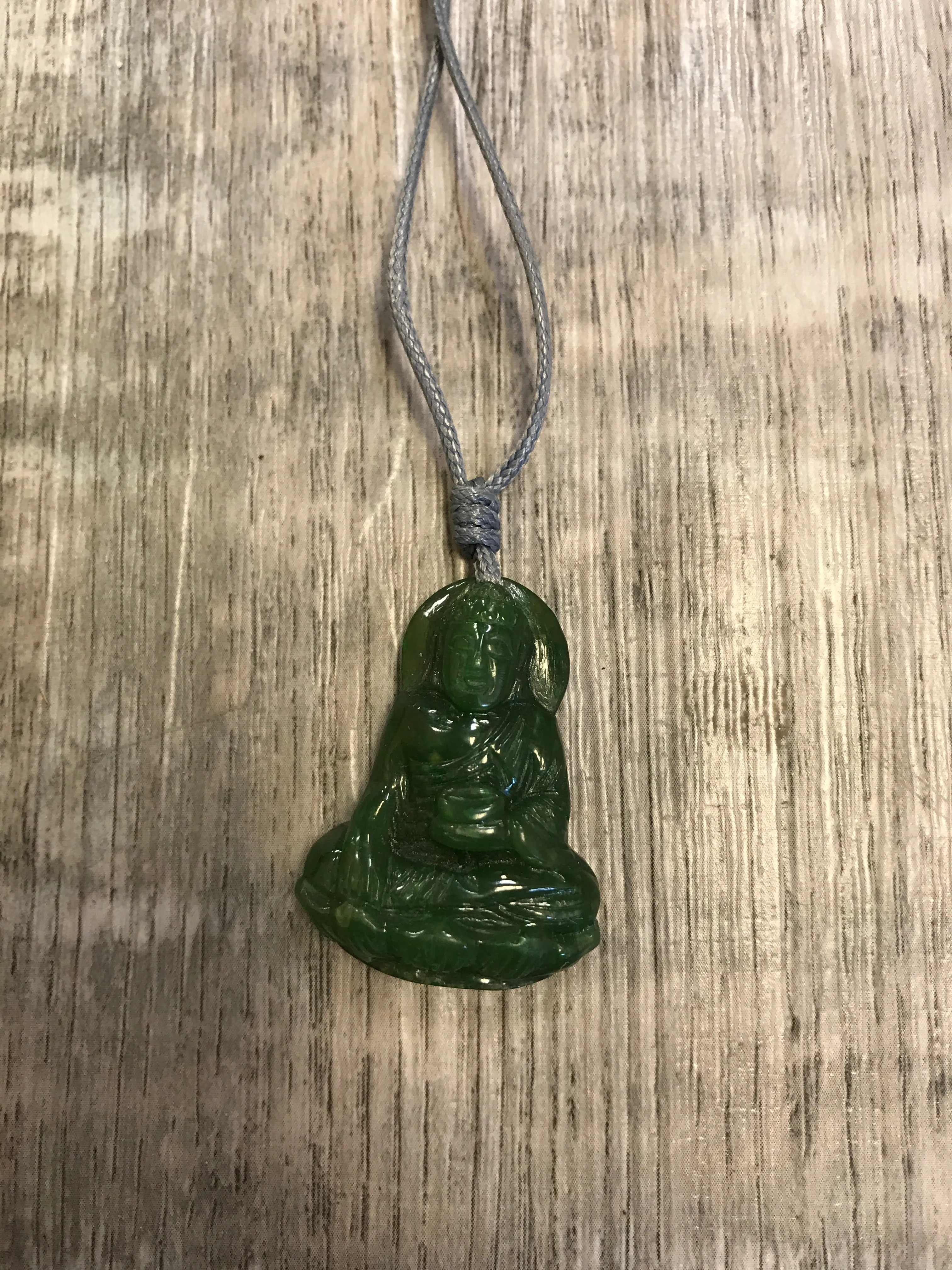 Jade Kuan Yin Buddha Pendants