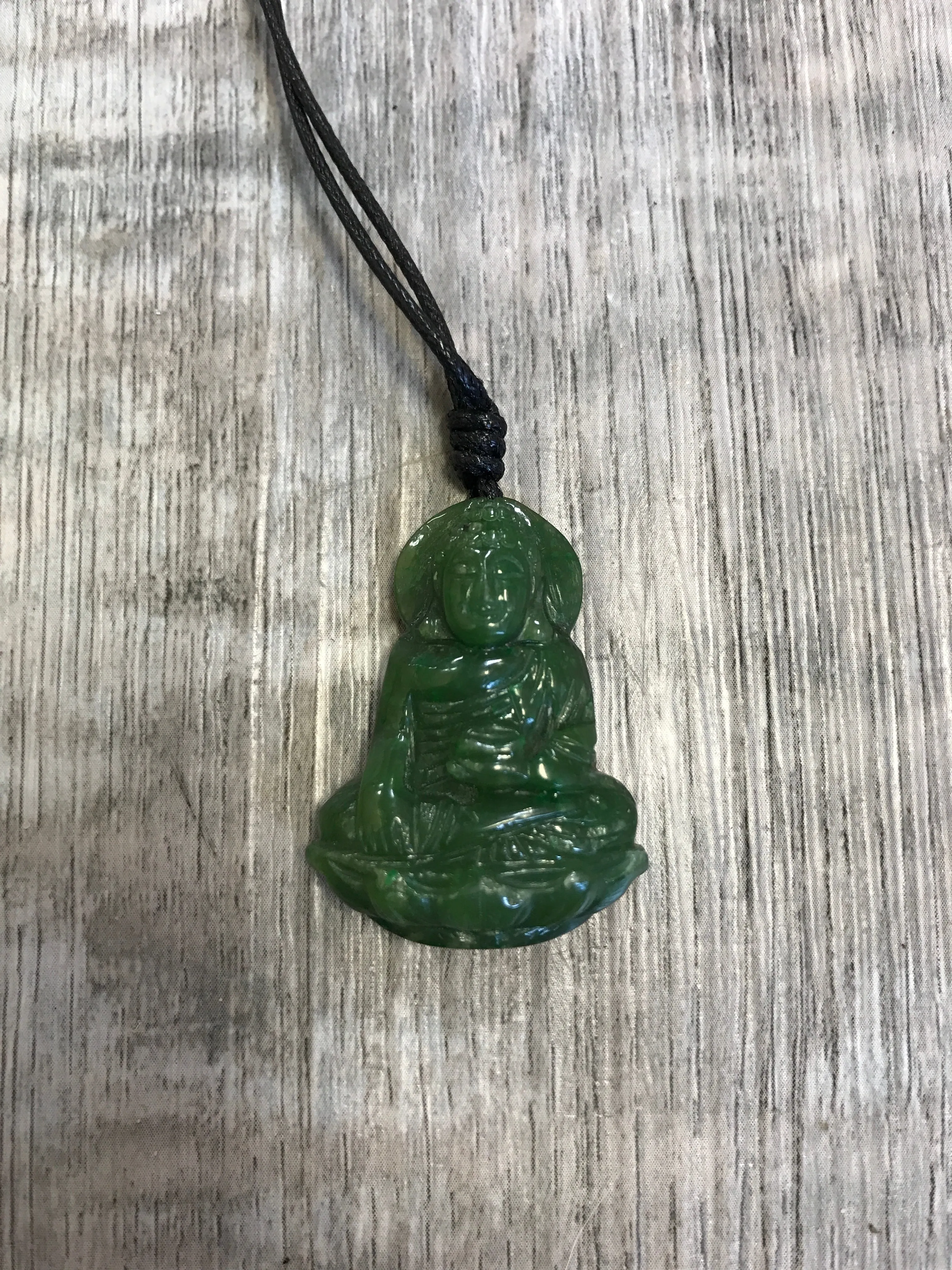 Jade Kuan Yin Buddha Pendants