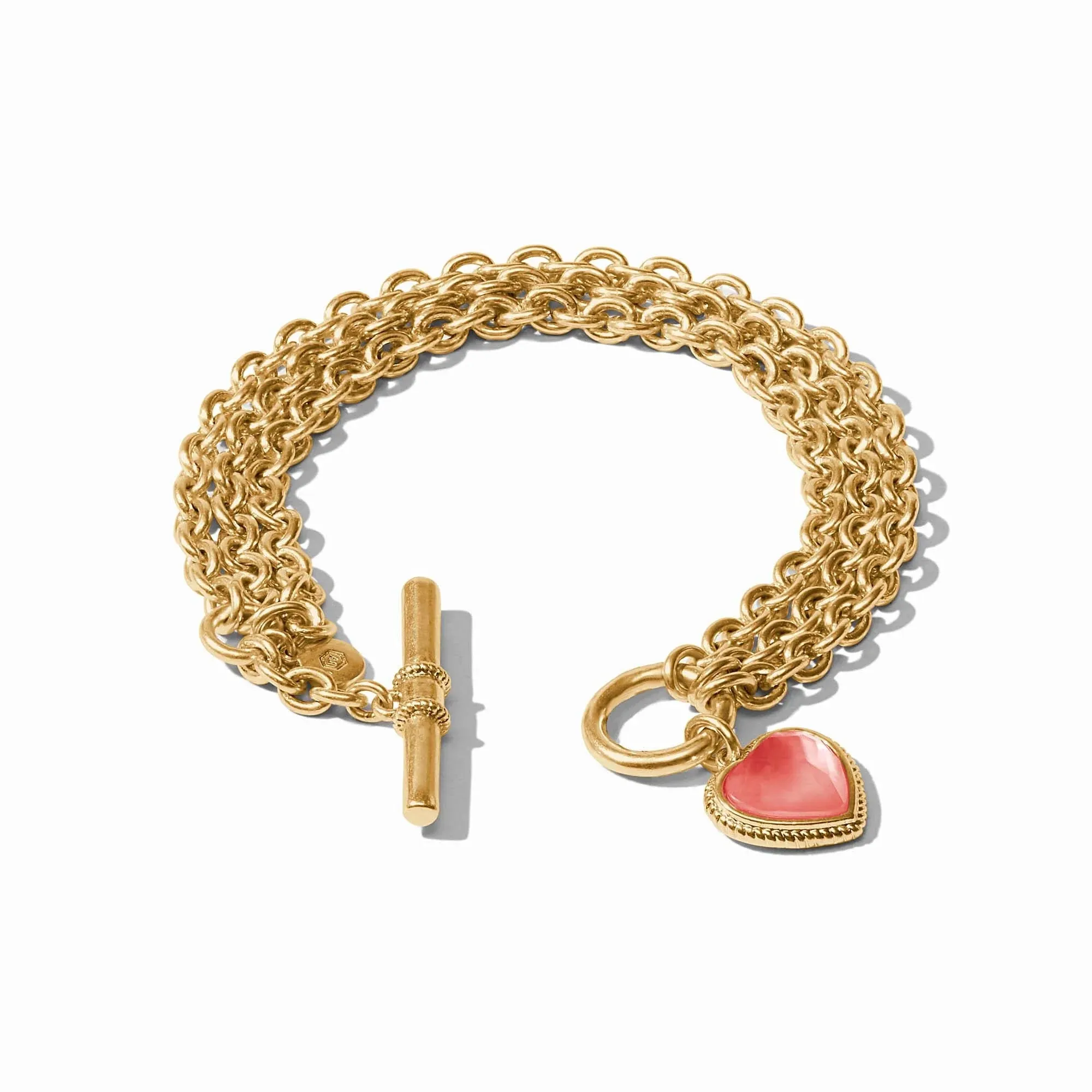 Julie Vos Heart Link Bracelet