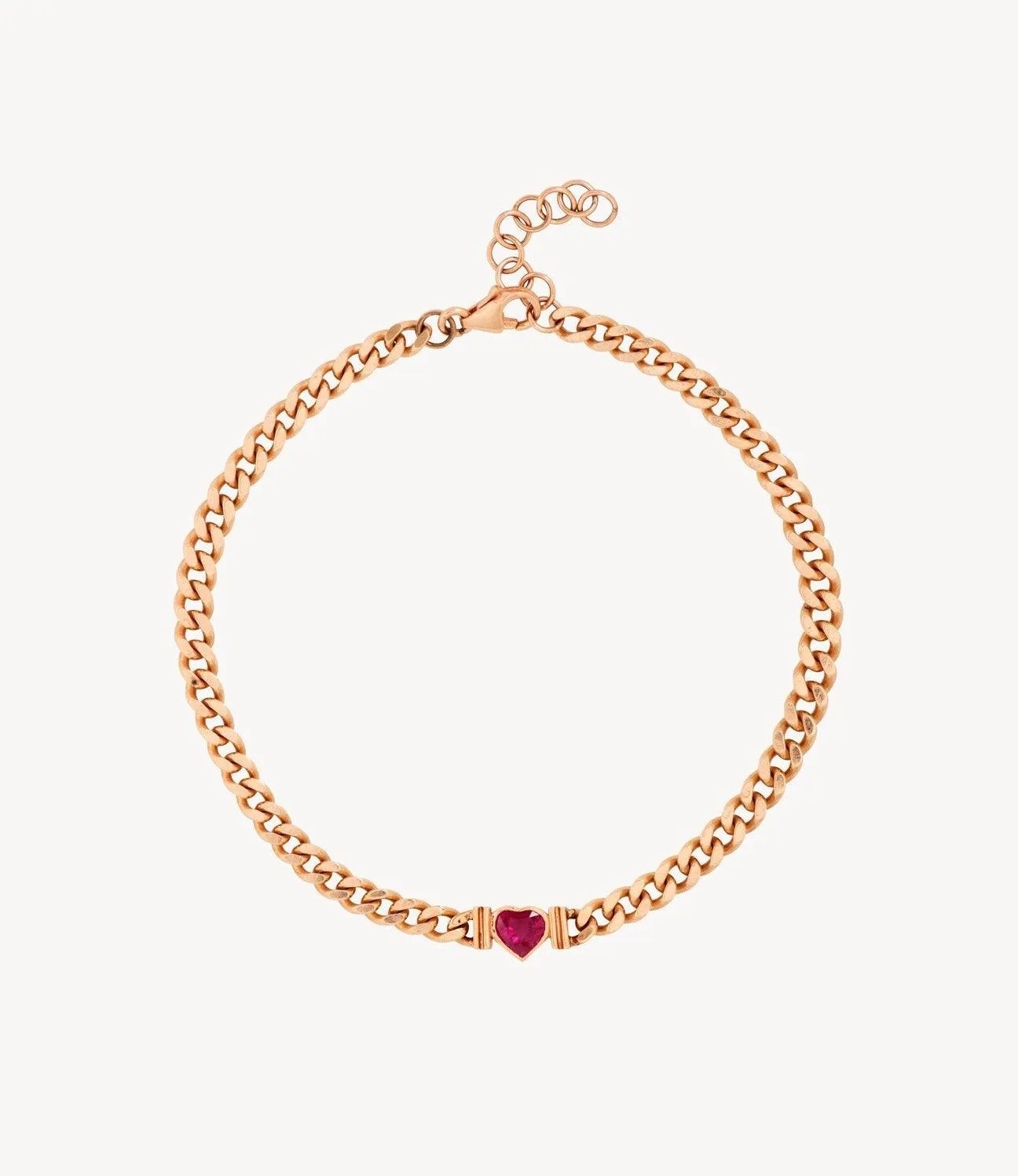 Karen's Ruby Heart Bracelet