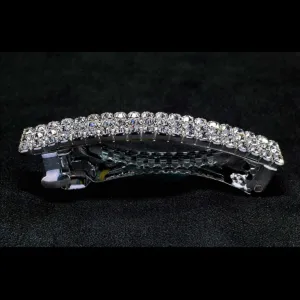 KBG 3 Row Rhinestone Barrette