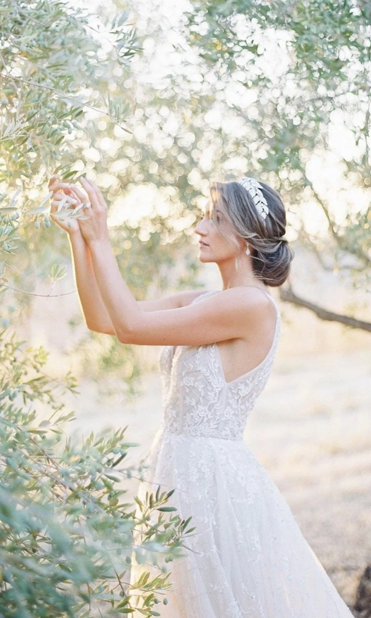 LAUREL Gold Headpiece Tiara