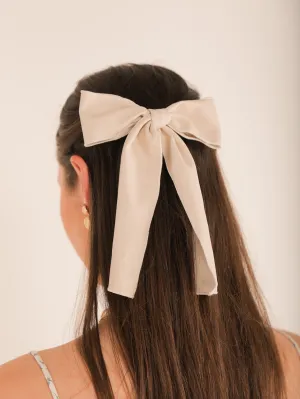 Leather Hair Bow