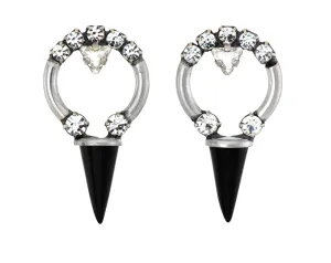 Lionette Alma Earrings Black