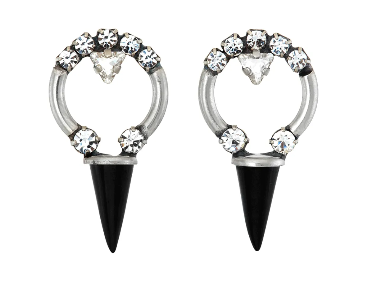 Lionette Alma Earrings Black