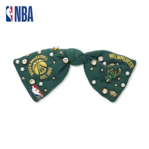 MILWAUKEE BUCKS LELE SADOUGHI / NBA GREEN BOW BARRETTE