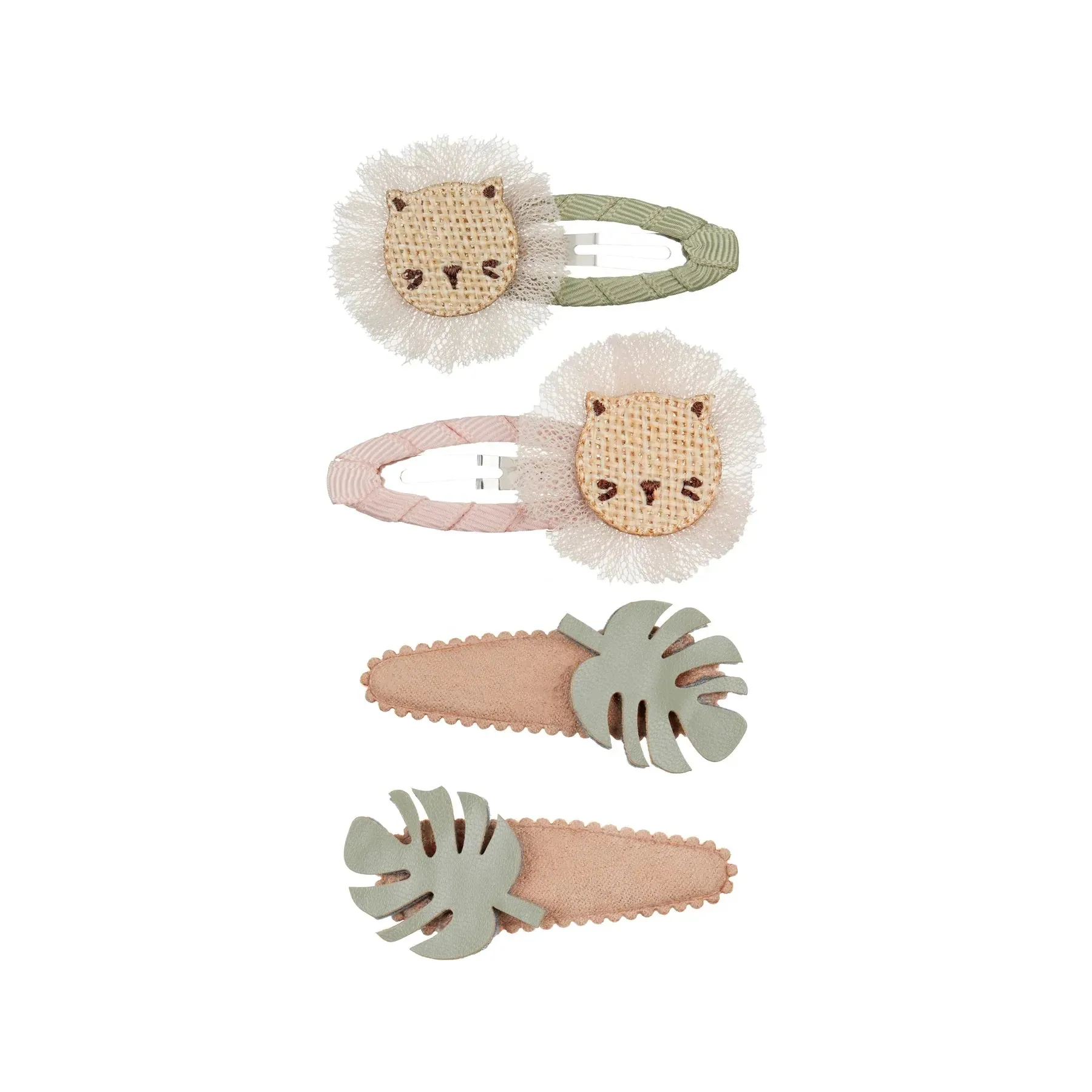 Mimi & Lula Hairclips Leonardo Lion Safari Summer