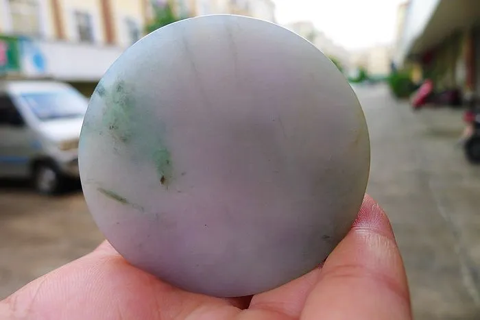 Natural Jade Rough Jadeite Raw (127g,5.55X1.5cm)