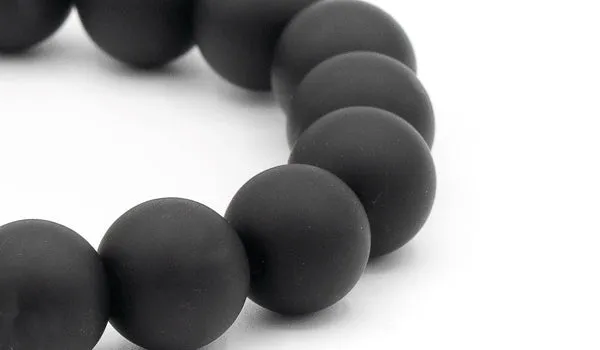 Onyx Natural Gemstone Centerpiece Bracelet