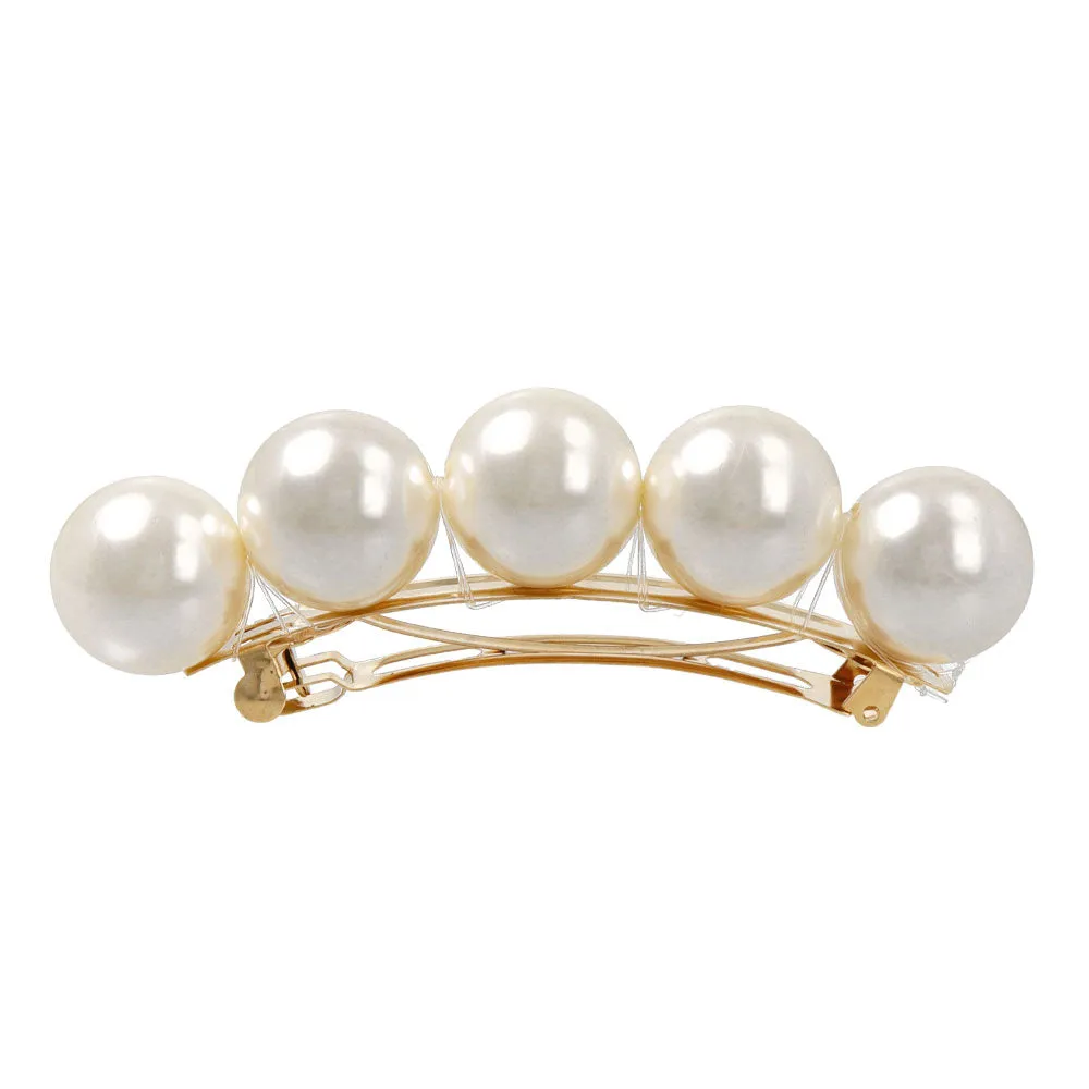 Oversized Pearl Hair Barrette