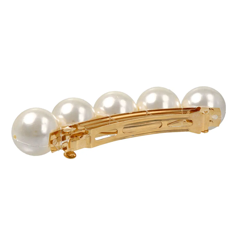 Oversized Pearl Hair Barrette