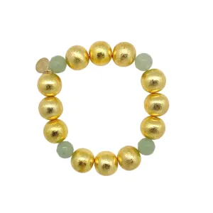 Pamela Gold & Sage Bracelet