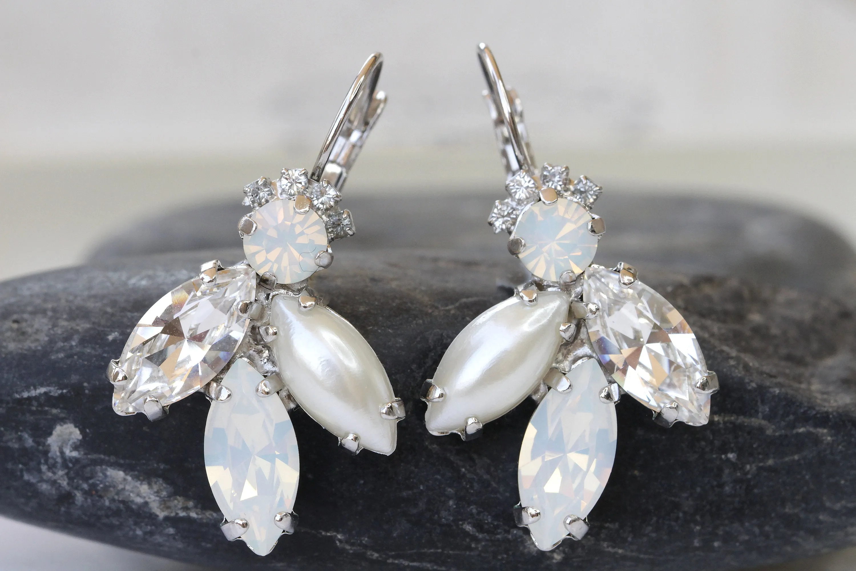 PEARL OPAL Drop EARRINGS