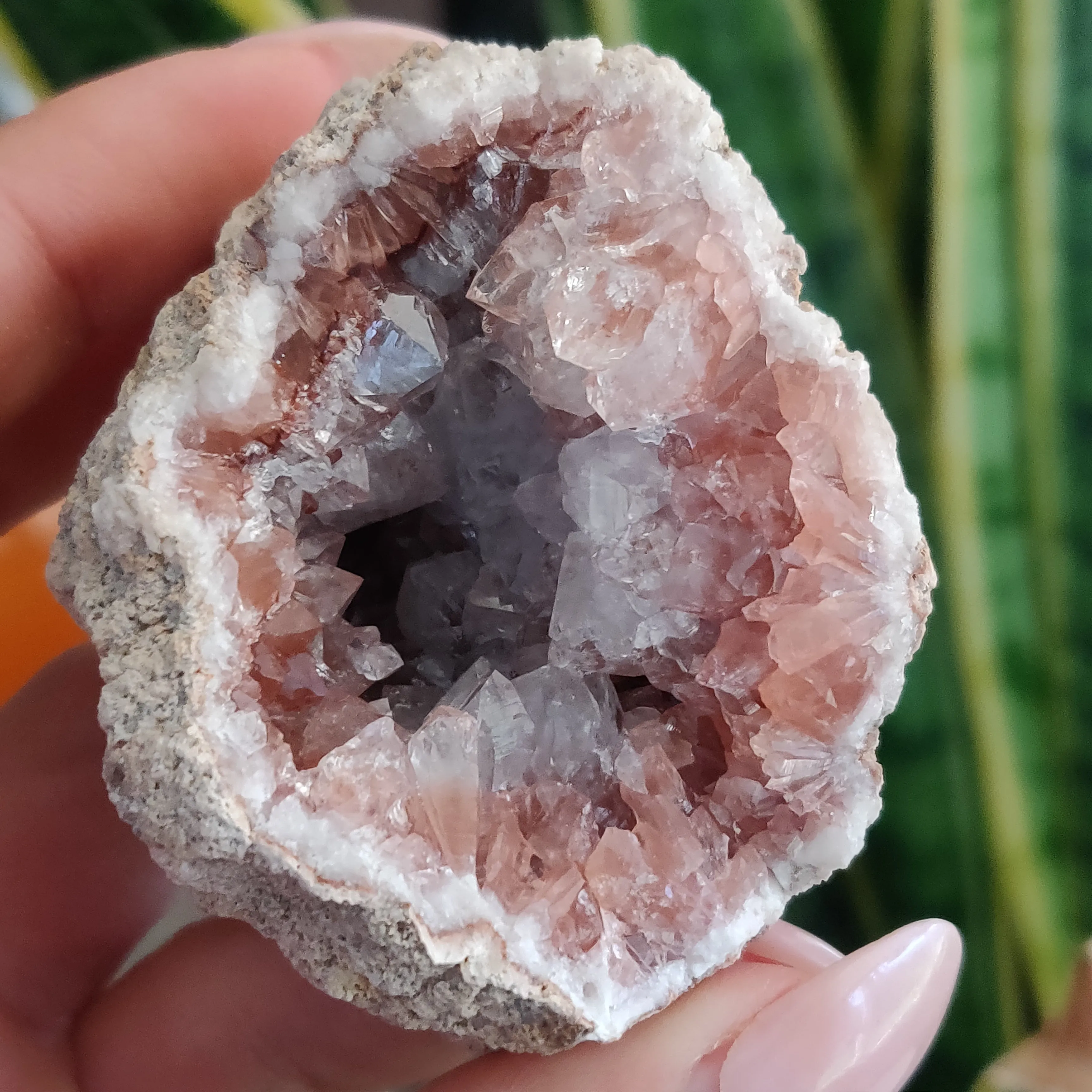 Pink Amethyst Geode (#1A)