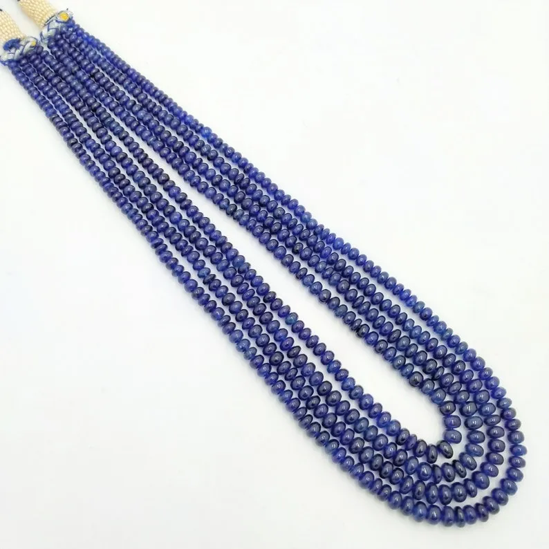 Precious sapphire gemstone necklace | Natural gemstone necklace Party wear | Wedding Gift