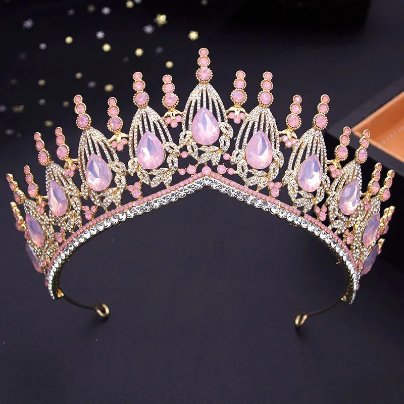 Princess Tiara Crown in Colorful Colors Party Hair Accessory