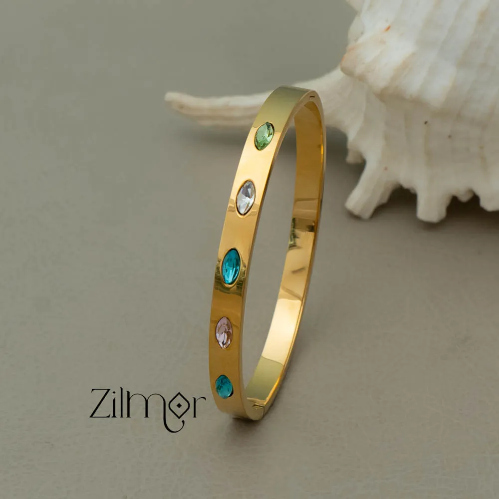 PT101668 - Contemporary AD Bangle Bracelet