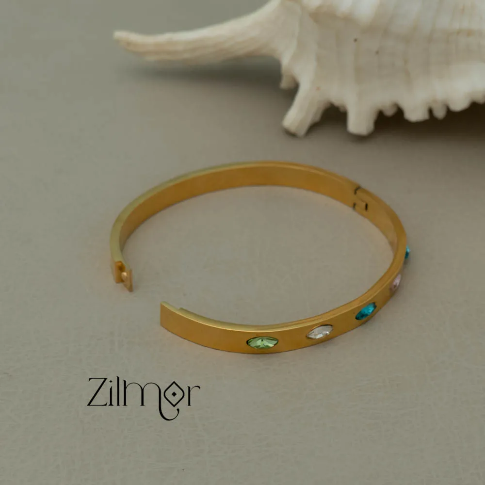 PT101668 - Contemporary AD Bangle Bracelet