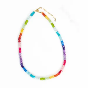 Rainbow Gemstone Necklace