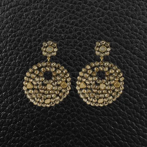 Round & Slice Diamond Earrings