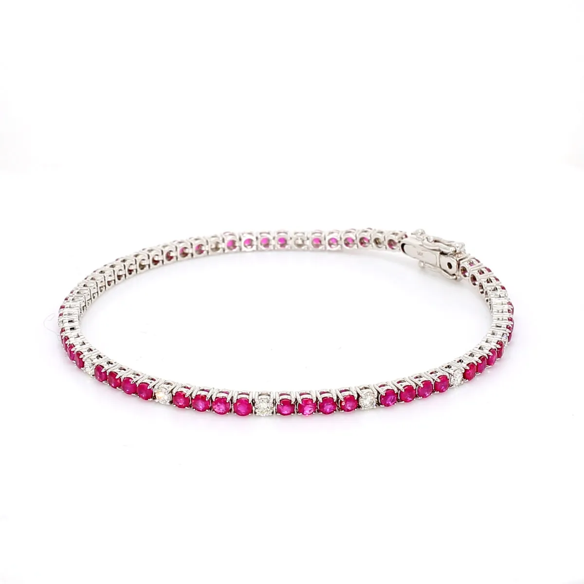 Ruby Tennis Bracelet