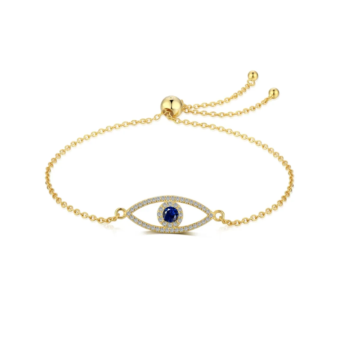 Sasha Bolo Evil Eye Bracelet - Gold