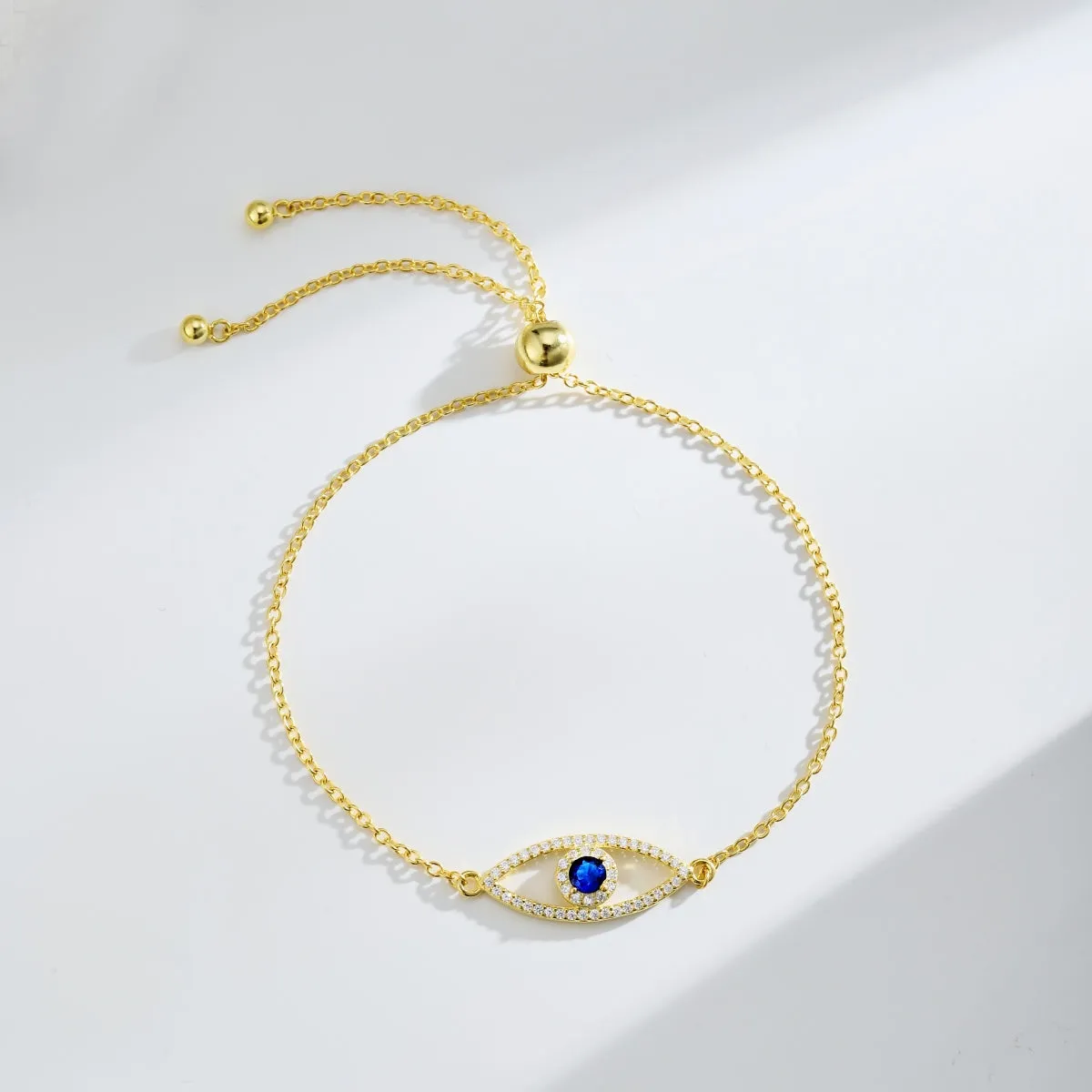 Sasha Bolo Evil Eye Bracelet - Gold