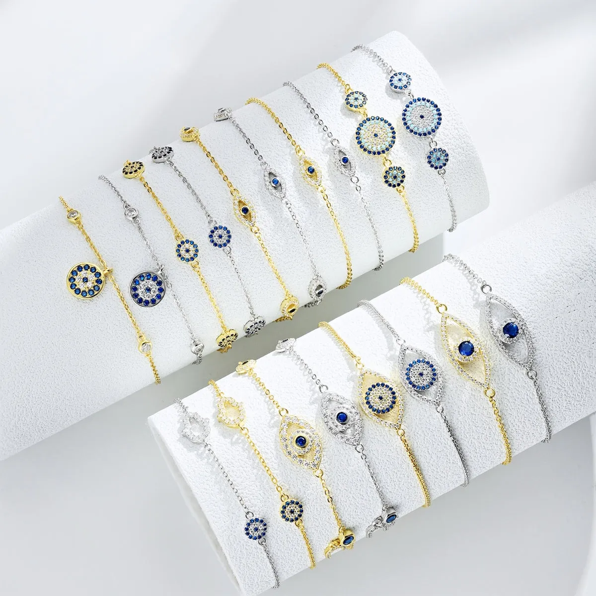 Sasha Bolo Evil Eye Bracelet - Gold