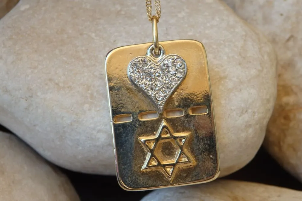 Star of David pendant.