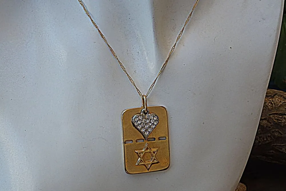 Star of David pendant.