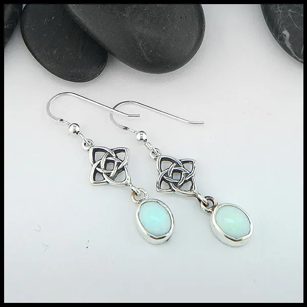 Starlight Opal Drop Earrings