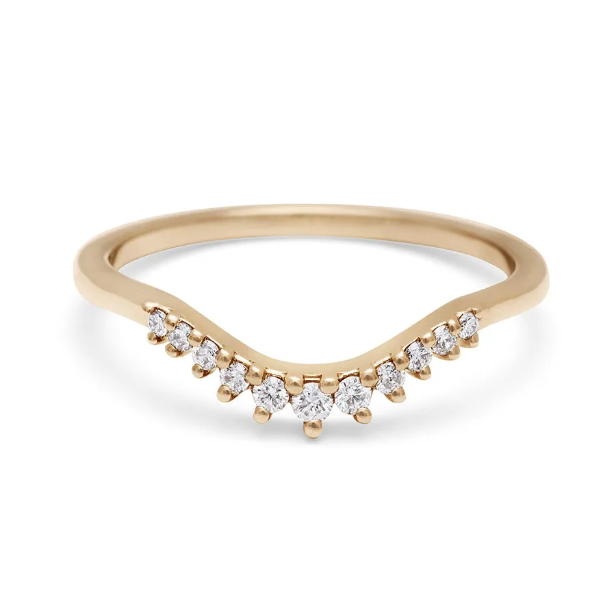 Starlight Tiara Curve Band (Size 8) - Was <s> $1,250 </s>