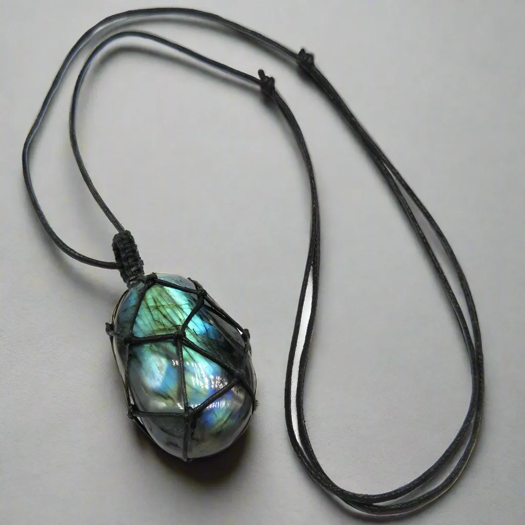 Stone of Transition Labradorite Pendant Necklace – Embrace Change