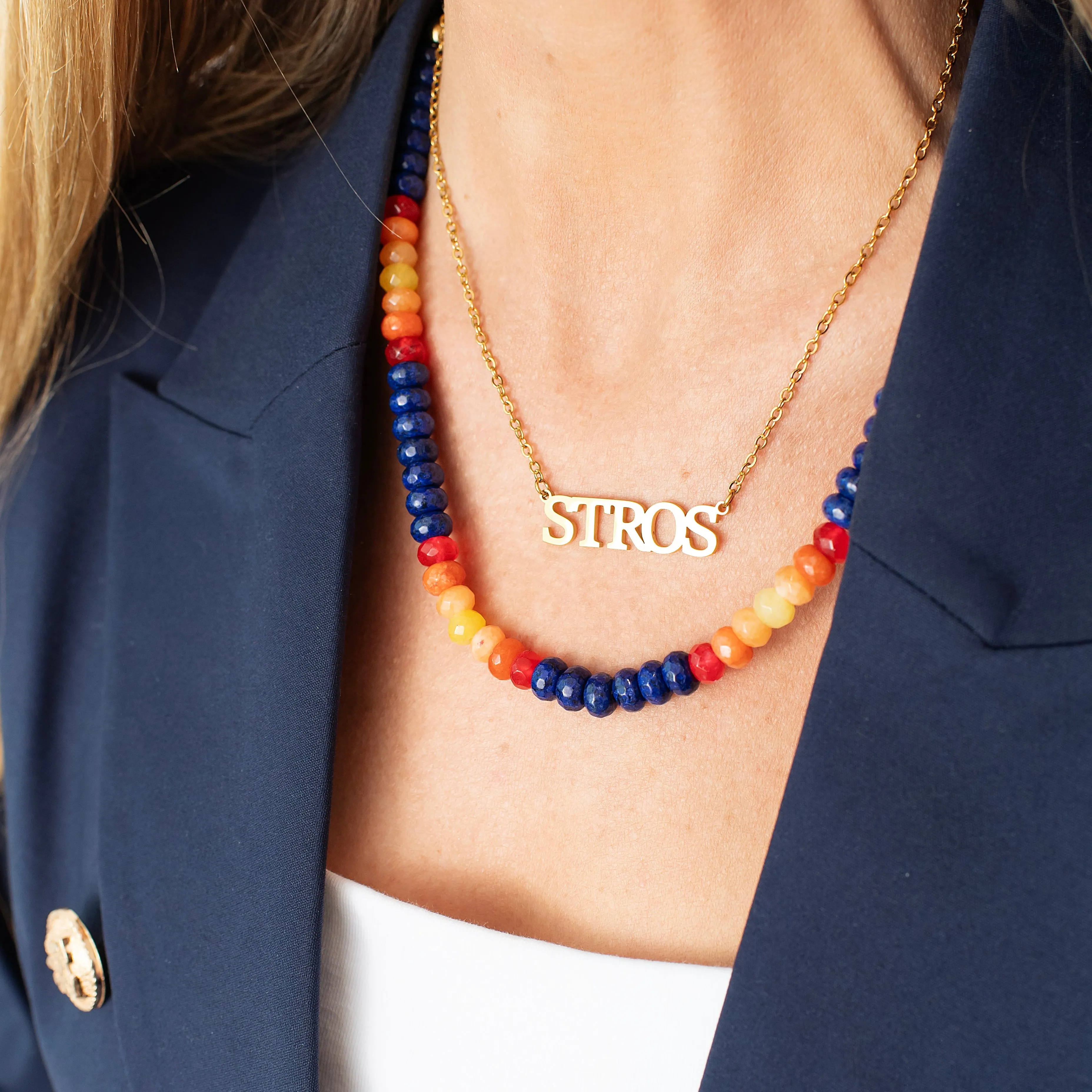 Stros Cooperstown Gemstone Necklace