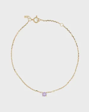 The Amethyst Birthstone Bracelet